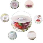 Silikoniniai maisto dangteliai, 5 vnt.