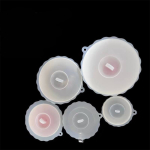 Silikoniniai maisto dangteliai, 5 vnt.