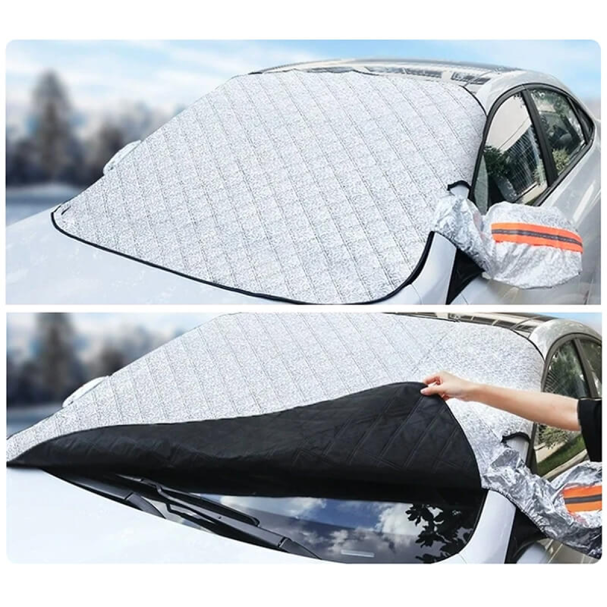 Automobilio stiklo ir veidrodėlių uždangalas, 150x110cm