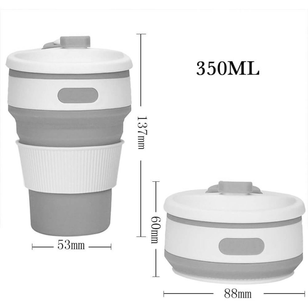 Sulankstomas puodelis kavai, 350ml