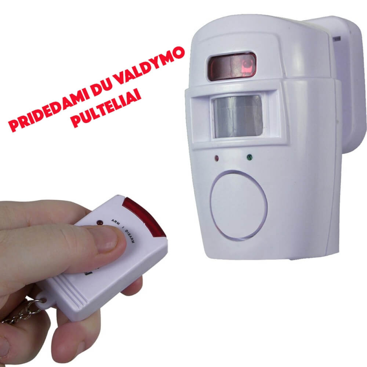 Belaidė signalizacija su valdymo pulteliu, 105dB