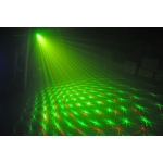 Lazerinis projektorius, žalias ir raudonas