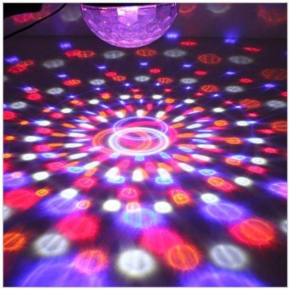 Led disco kamuolys, 18x18x15cm