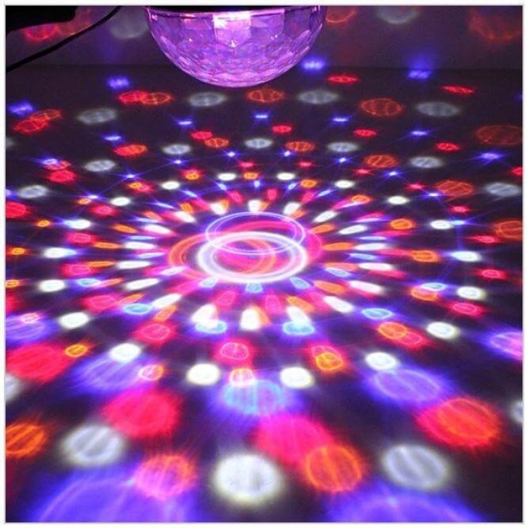 Led disco kamuolys, 18x18x15cm