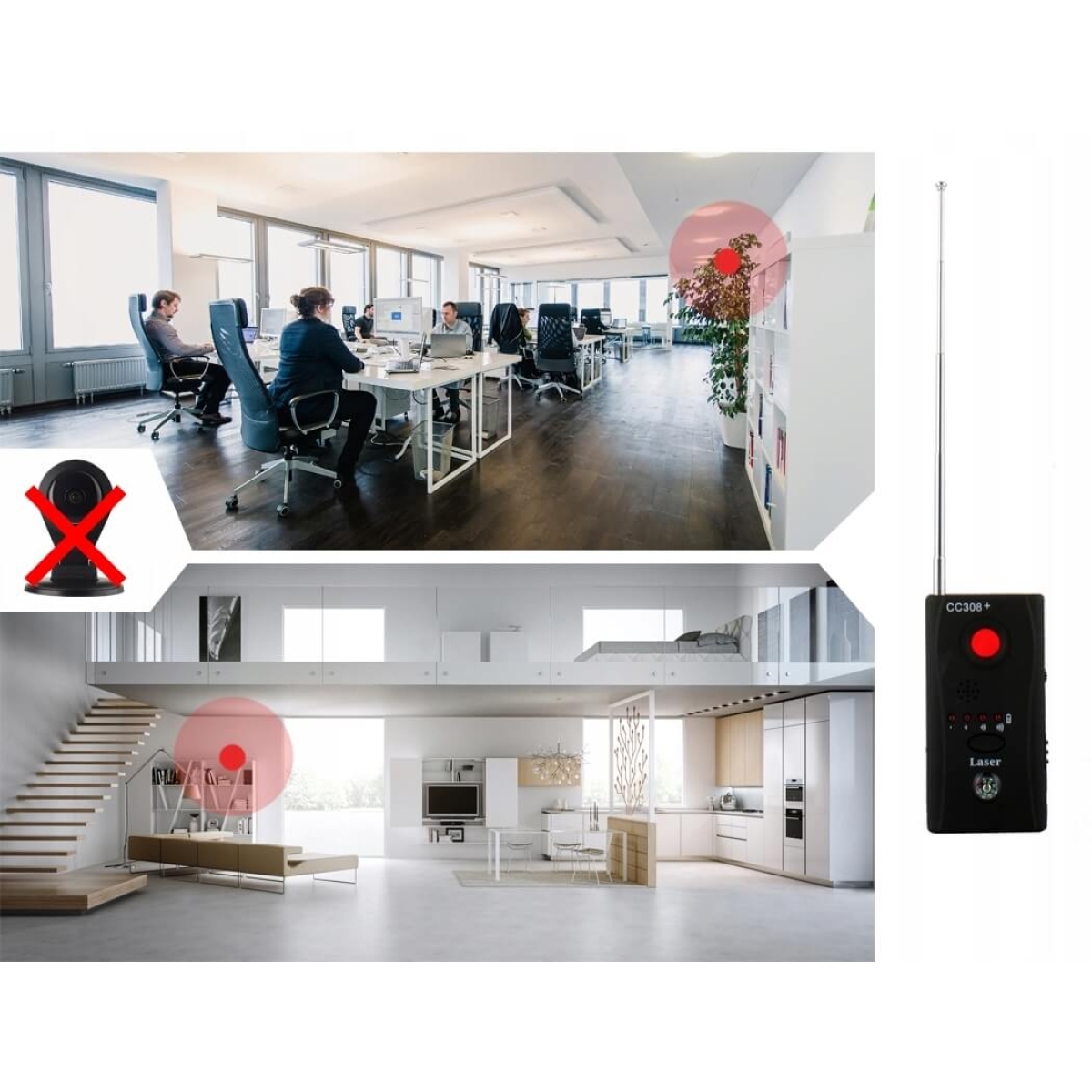 Blakių detektorius, 0.5-10m