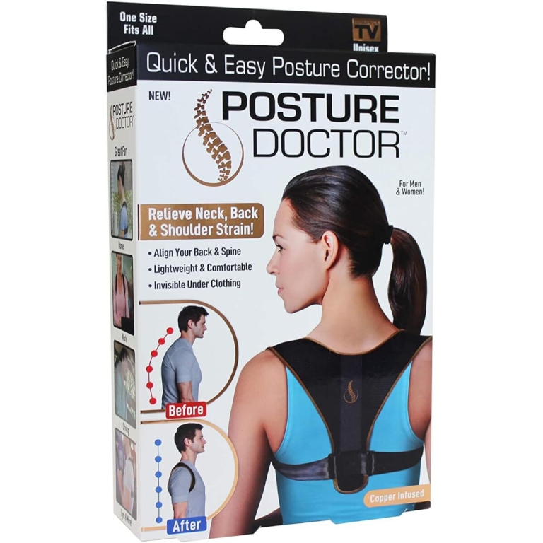 Korekcinis diržas nugaros laikysenai, universalus