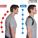 Korekcinis diržas nugaros laikysenai, universalus