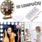 Veidrodžio lemputės, 10led