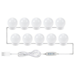 Veidrodžio lemputės, 10led