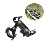 Metalinis dviračio telefono laikiklis , juodas
