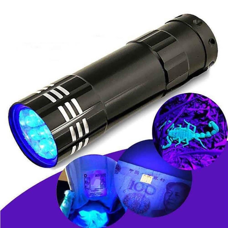 Ultravioletinių spindulių prožektorius Uv, 9led