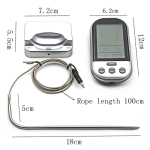 Skaitmeninis termometras su zondu, 250C