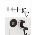 Vonios kambario rankšluosčių pakaba, Juoda