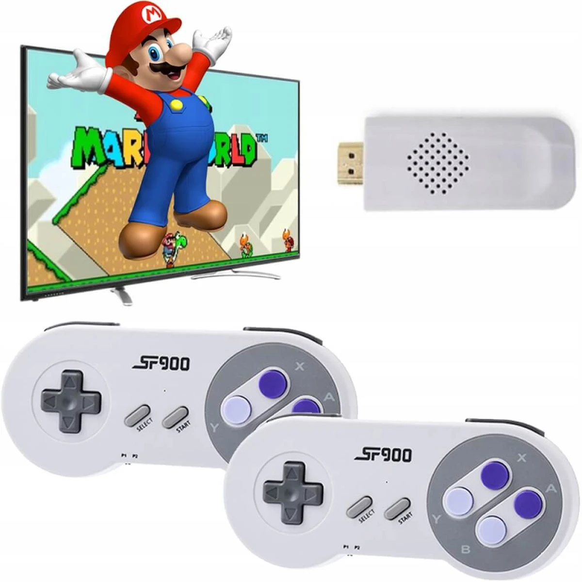 Retro žaidimų konsolė Hdmi SF900