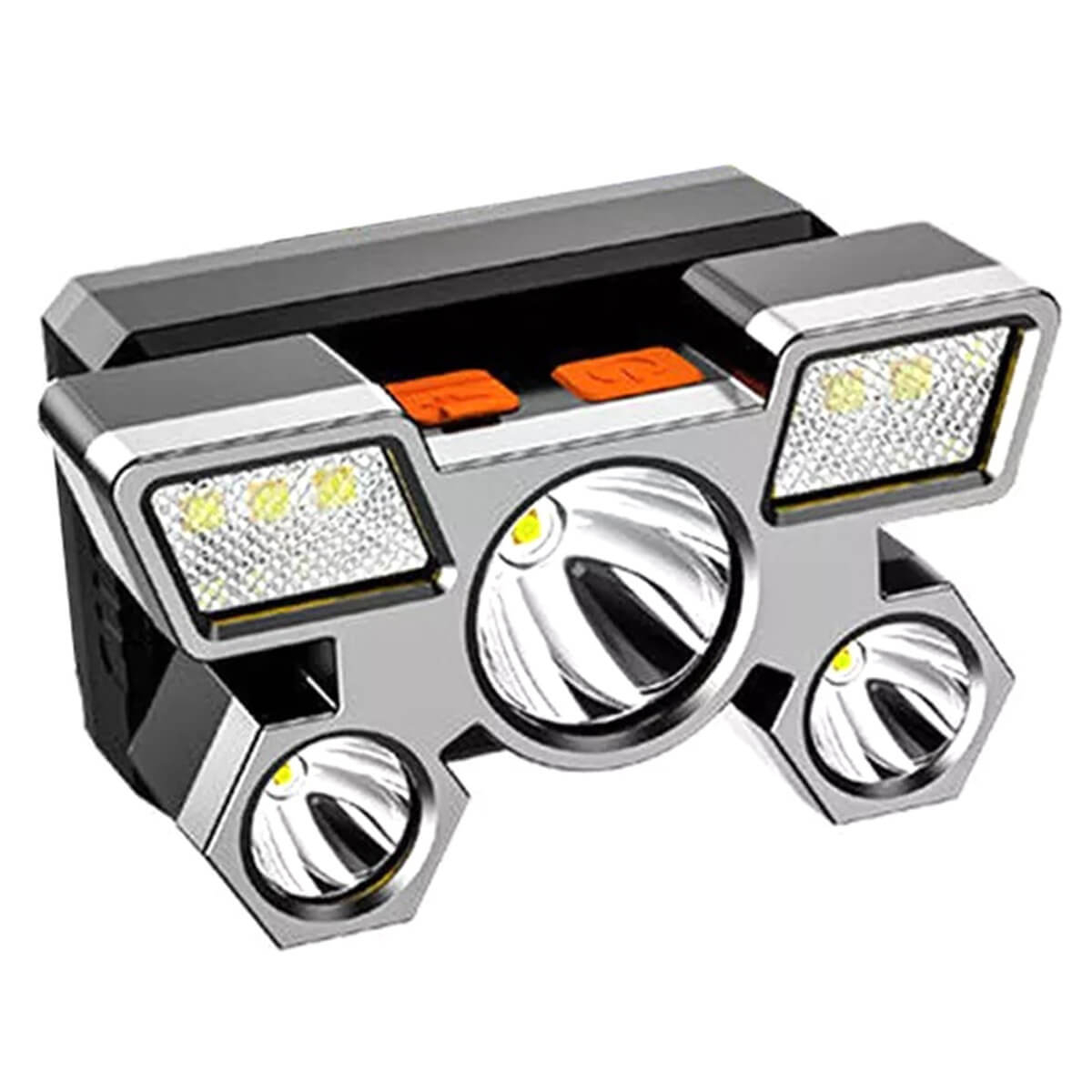 Galvos prožektorius, 9x XPE LED