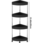 Kampinė vonios lentyna, 85cm