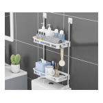 Vonios kambario lentyna virš klozeto, 2 lentynų