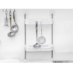 Vonios kambario lentyna virš klozeto, 2 lentynų