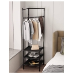 Drabužių kabykla, 180x60x45 cm juoda
