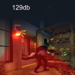 Sirena su judesio jutikliu ir nuotoliniu valdymu, 5–8 metrai