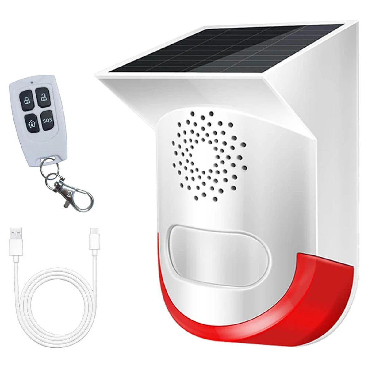 Signalizacija su saulės elementu, 110 dB