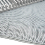 Indų džiovinimo kilimėlis su stovu, 57x47 cm pilka