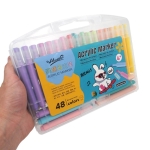 Akrilinių flomasterių rinkinys,  48 spalvos