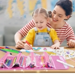 Piešimo rinkinys vaikams, 45 dalių