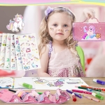 Piešimo rinkinys vaikams, 45 dalių