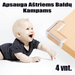 Apsauga aštriems baldų kampams, 4 vnt.