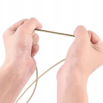 Skalbinių virvė su kabliukais 20 m