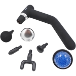 Daugiafunkcinis nugaros masažuoklis, 6 keičiami antgaliai