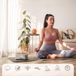 Garso kolonėlė laikrodis su įkrovikliu, 1800 mAh 5w