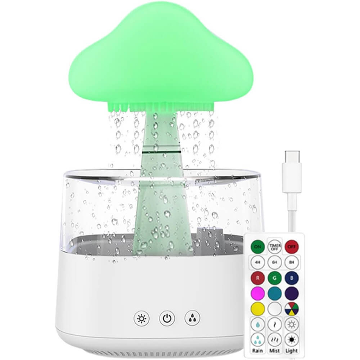 Oro drėkintuvas, Led 7 spalvų