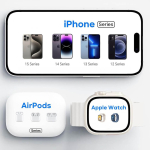 Telefono ir laikrodžio belaidis įkroviklis, 15W