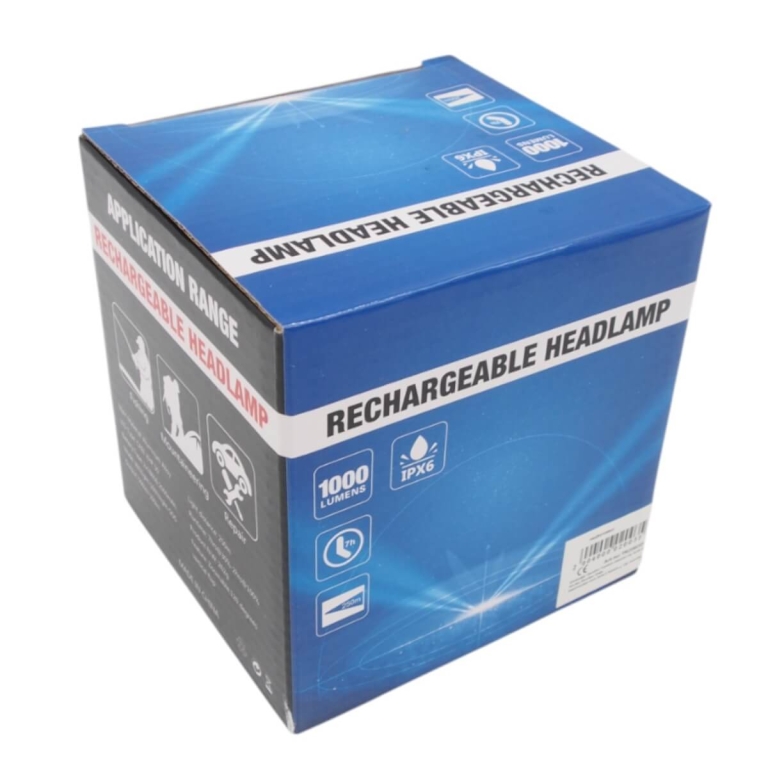 Prožektorius ant galvos, 1000 lm IPX6