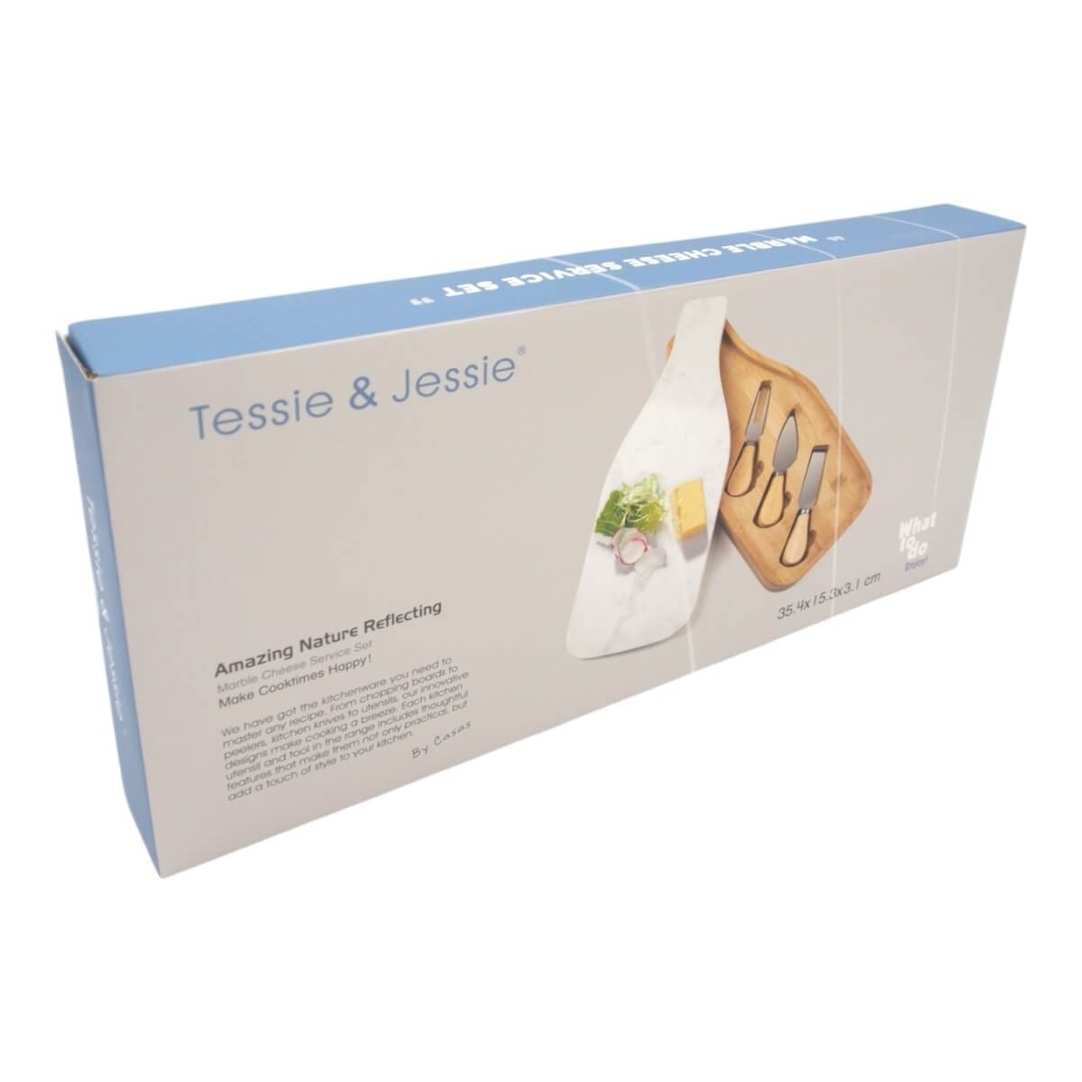 Marmurinis sūrių serviravimo rinkinys su įrankiais