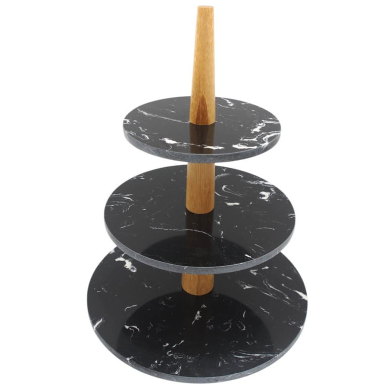 3 pakopų serviravimo padėklas, 36 cm