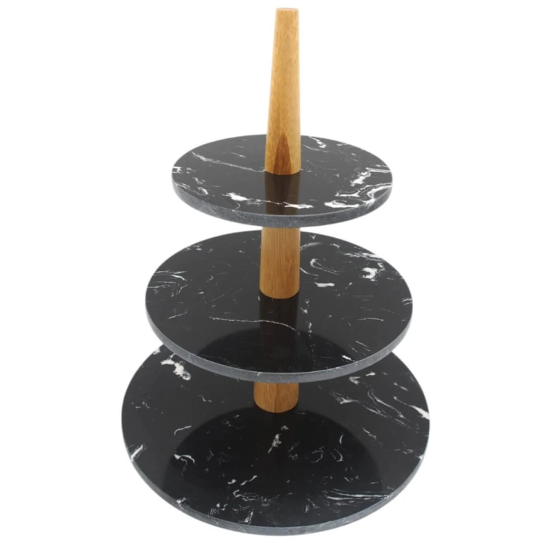 3 pakopų serviravimo padėklas, 36 cm