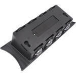 Šoninis LED šviestuvas su saulės panele, 22×9×5 cm