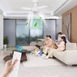 Led šviestuvas su ventiliatoriumi, E27 lizdas