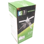 Led šviestuvas su ventiliatoriumi, E27 lizdas