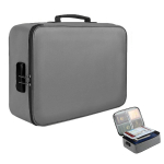 Užsegamas dokumentų ir elektronikos priedų organizatorius, pilkas