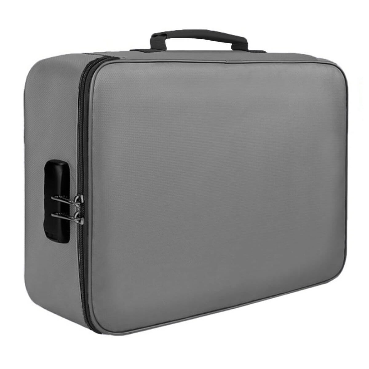 Užsegamas dokumentų ir elektronikos priedų organizatorius, pilkas