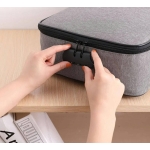 Užsegamas dokumentų ir elektronikos priedų organizatorius, pilkas