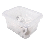 Skalbinių virvė su segtukais, 20 metrų