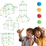 Konstruktorius sujungiami šiaudeliai, 88 dalių