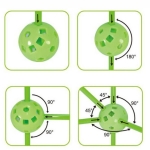 Konstruktorius sujungiami šiaudeliai, 88 dalių