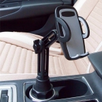 Telefono laikiklis automobiliui, juodas