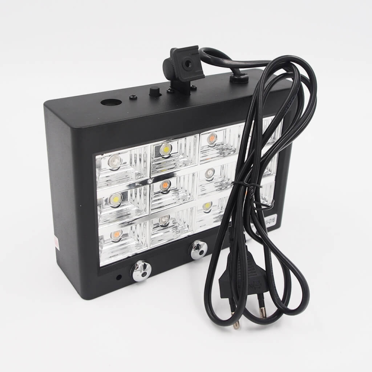 Led stroboskopas su lazeriais, 15w